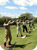 Laser Shooting | Cardiff | South Wales | Laser Clay Pigeon Shooting Group